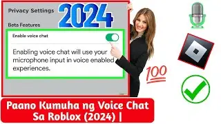Paano Kumuha ng Voice Chat Sa Roblox (2024) |  Paganahin ang Voice Chat sa Roblox