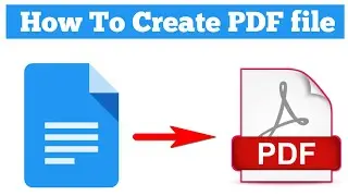 How to Create a PDF file on your Mobile | how to create pdf files on your mobile