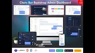 Chatbot Horizontal LTR Dark Dashboard Responsive Bootstrap 5 Admin Template