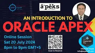 Online Oracle APEX Session 20-July-24 - Recording