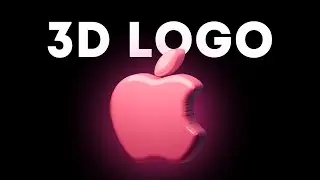 Turn 2D Logo into 3D in Blender - Easy Tutorial for Beginners