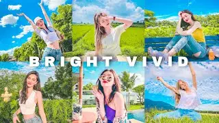 Bright Vivid Preset - Lightroom Mobile Presets | Vivid Filter | Bright Preset | Colourful Preset Lr