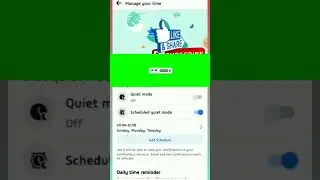 How to Enable Quiet Mode On Facebook (Take a Break From Facebook) || Enable Quiet Mode