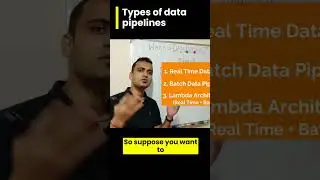 Data engineer Interview - Can you explain 3 types of data pipeline ?🤨 