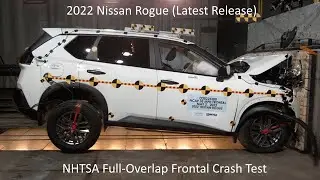 2022-2023 Nissan Rogue / X-Trail NHTSA Full-Overlap Frontal Crash Test (Latest Release - Re-Test)