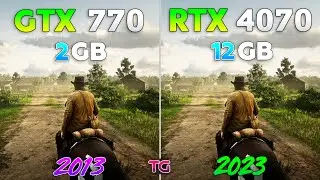 GTX 770 vs RTX 4070 - 10 Years Difference