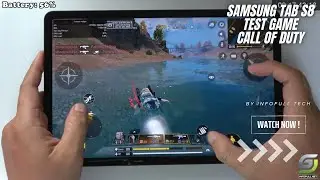 Samsung Galaxy Tab S8 test game Call of Duty Mobile