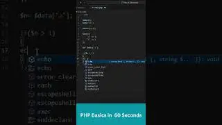 PHP in 60 Seconds 2024: The Basics