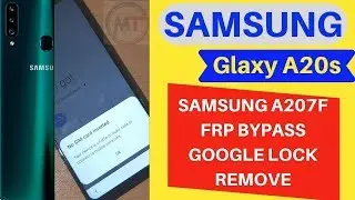 SAMSUNG A20S FRP BYPASS | SAMSUNG SM-A207F FRP UNLOCK GOOGLE LOCK REMOVE | SAMSUNG A20S | New method