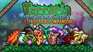 Me paso TERRARIA pero los drops loots y estadisticas son random en MODO MAESTRO