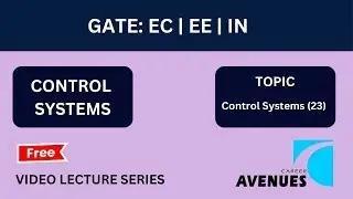 GATE EC/EE/IN - Control System - Control System (23)
