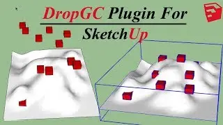 DropGC Plugin For Sketchup | Drop Any Object in Surface in Sketchup