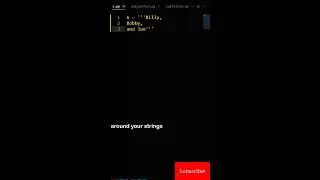 Python Multiline String