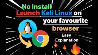 🌐🚀 Run Kali Linux in Your Browser | No Installations, Just Click and Learn! 💡🔐