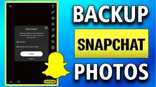 How To Backup Snapchat Photos (easy)