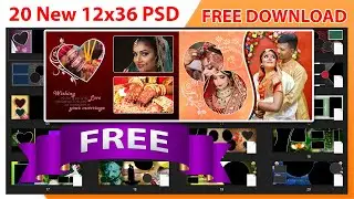New 12x36 Wedding PSD Templates Free Download 2022 By Somnath Photography