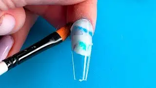 Innovative Nail Art with Toothpaste! 💅