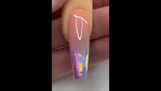 How To Price Long Acrylic Nails with Custom Ombre Nail Art Tutorial