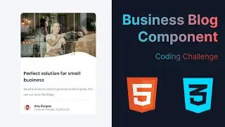 Business Blog Component 