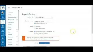 How to Quickly Copy/Import a previous Canvas Course (For Instructors)