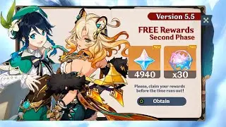 NEW UPDATE! HOW TO GET 4940 FREE PRIMOGEMS & 30 FREE PULLS FOR XILONEN & VENTI - Genshin Impact