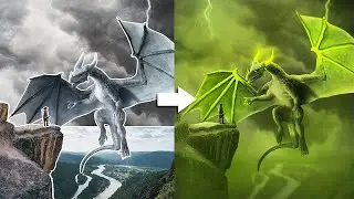 The Dragon - Photo Manipulation - Dragon Photo manipulation - Speed Art In Photoshop