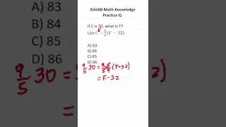 ASVAB/PiCAT Math Knowledge Practice Test Question: Conversions 