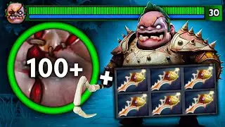 x6 Divine Rapier Pudge + 86 Stacks +150% More Magic Damage 45 Kills | Dota 2 Gameplay