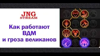 RAID SL: активная и пассивная работа талантов Гроза великанов и военных дел мастер (ВДМ).