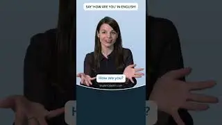 How are you? in English 🇺🇸 #shorts #English