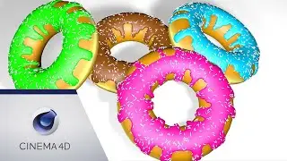 Cinema 4D Donuts Modeling Tutorial For Beginners