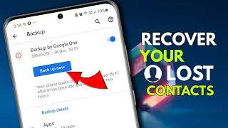 How to recover your lost deleted contacts