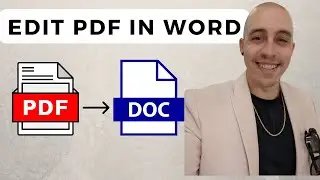 How to edit a PDF in Word | without ACROBAT PRO