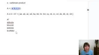 The Cartesian product with strings