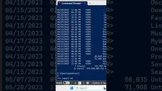 Windows Command Interpreter and Python #shorts