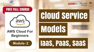 Cloud Service Models | Iaas Paas SaaS | Cloud Computing | AWS Cloud | K21Academy