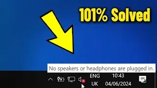 No speakers or headphones are plugged in Error on Windows 10 / 11 / 8 / 7 - How To Fix no Sound 🔇✅