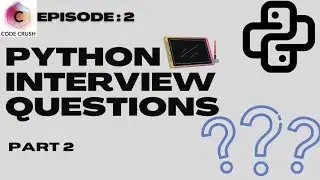 Python Interview Questions | Python Tutorial | Python Input Function| Variables| Multiple assignment