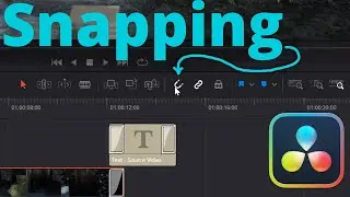 DaVinci Resolve - Snapping On and Off