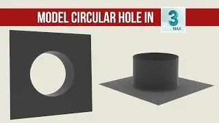 Make Circular holes in 3ds max | 3dsmax Modeling Tips and Tricks