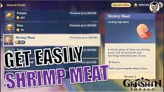 Shrimp Meat: Where you can buy shrimp meat in Genshin Impact