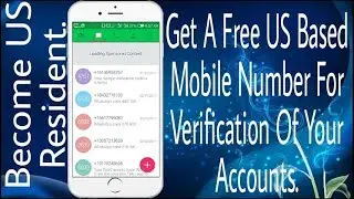 Get A Free US(United States) Mobile Number For Verification Of Your Accounts. || By Teach Me ||