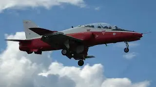 Kesäbaana 23 - BAE Hawk Touch and Goes on a Highway Strip