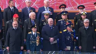 Парад Победы в Москве! Лукашенко, Путин, Пашинян, Токаев, Рахмон! // Красная площадь. 9 Мая, 2023