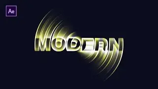 Modern Echo Title Animation In After Effects | Ae Tutorials