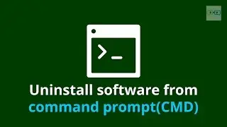 How to uninstall/ remove a software using Command Prompt (CMD) on windows 7, 8, 10 😀