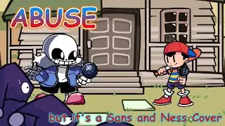 Abuse, but it's a Sans and Ness Cover | Indie Cross, EarthBound fnf