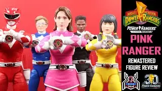 Power Rangers Lightning Collection Remastered MIGHTY MORPHIN PINK RANGER Kimberly MMPR Figure Review