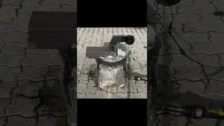 Горелка на покрышках без дыма и запаха