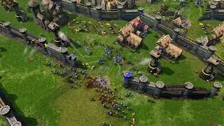 Age of Empires 3 DE - 2v2v2v2 EPIC COMEBACK | Multiplayer Gameplay (PC/UHD)